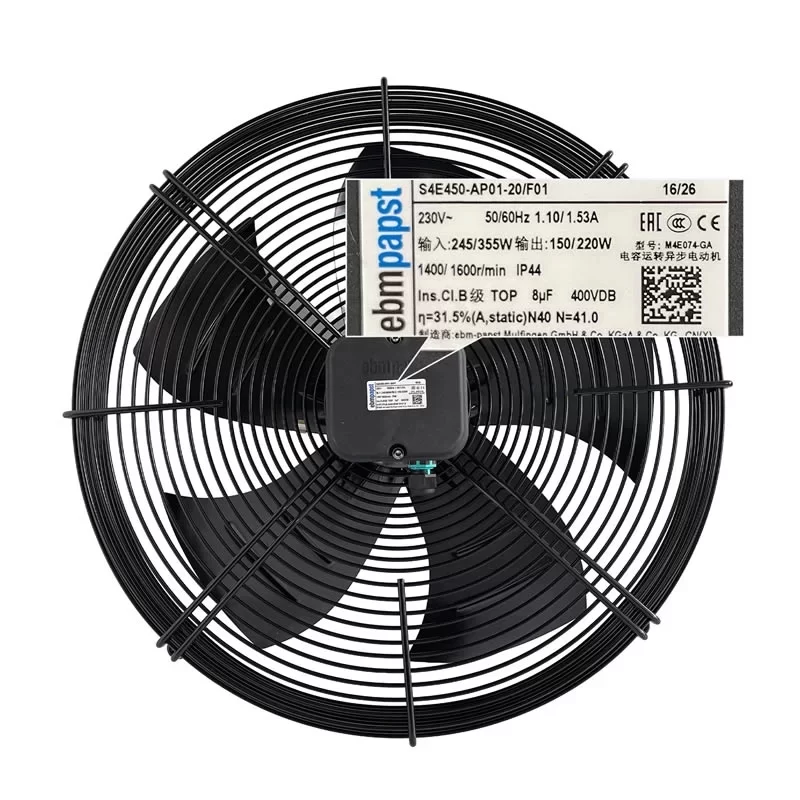 S4E450-AP01-20/F01 ebmpapst 230VAC 450mm AC Axial Fan