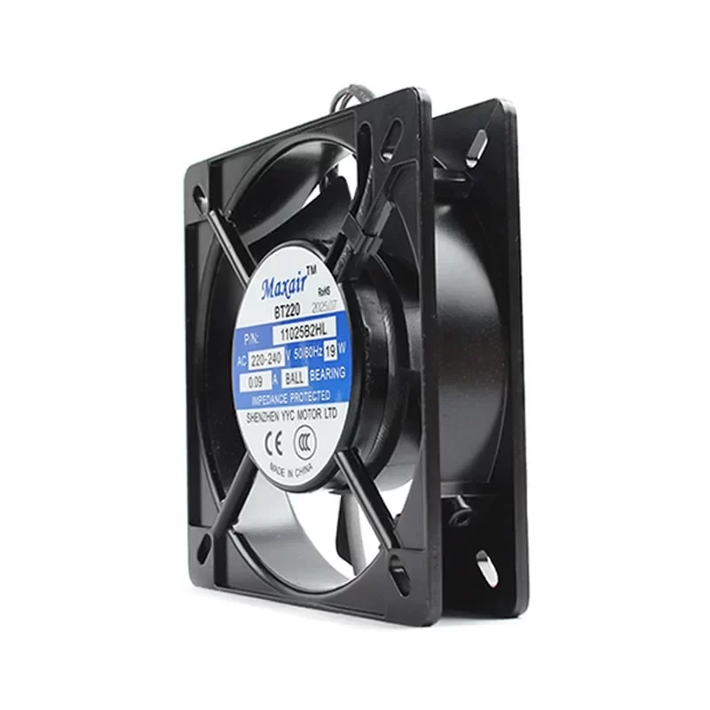 11025B2HL Maxair 220VAC 110x110x25mm AC Axial Fan 11025B2HL Maxair 220VAC 110x110x25mm AC Axial Fan