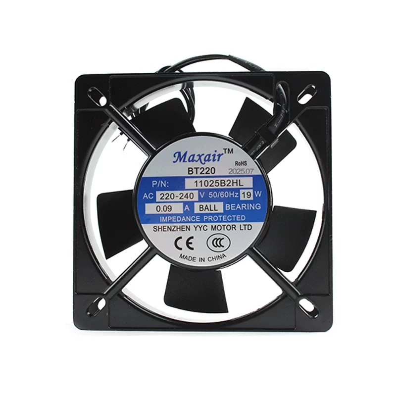 11025B2HL Maxair 220VAC 110x110x25mm AC Axial Fan