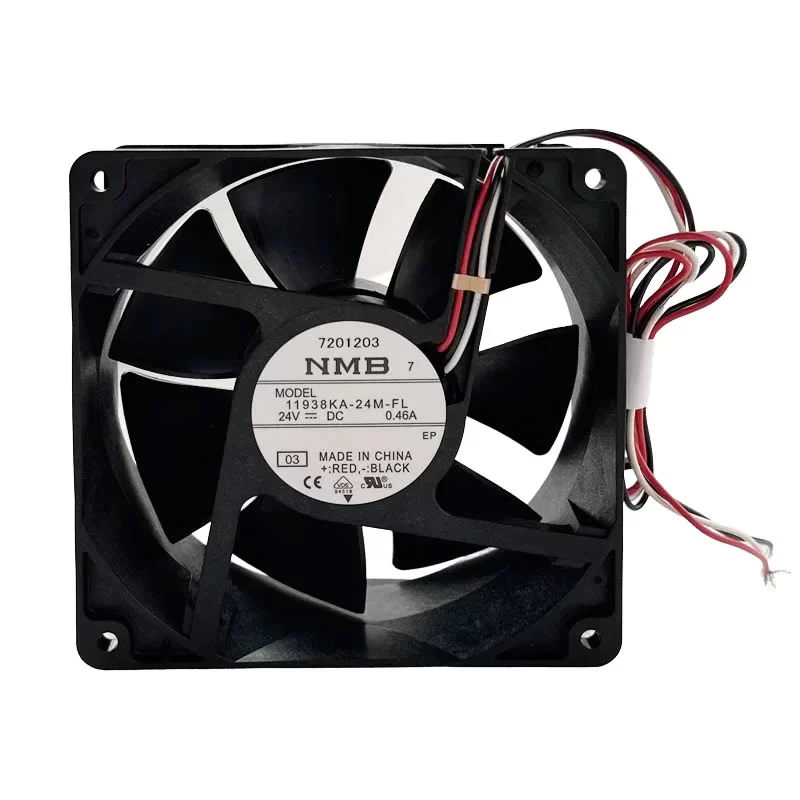 11938KA-24M-FL-03 NMB 24VDC 119x119x38mm DC Axial Fan