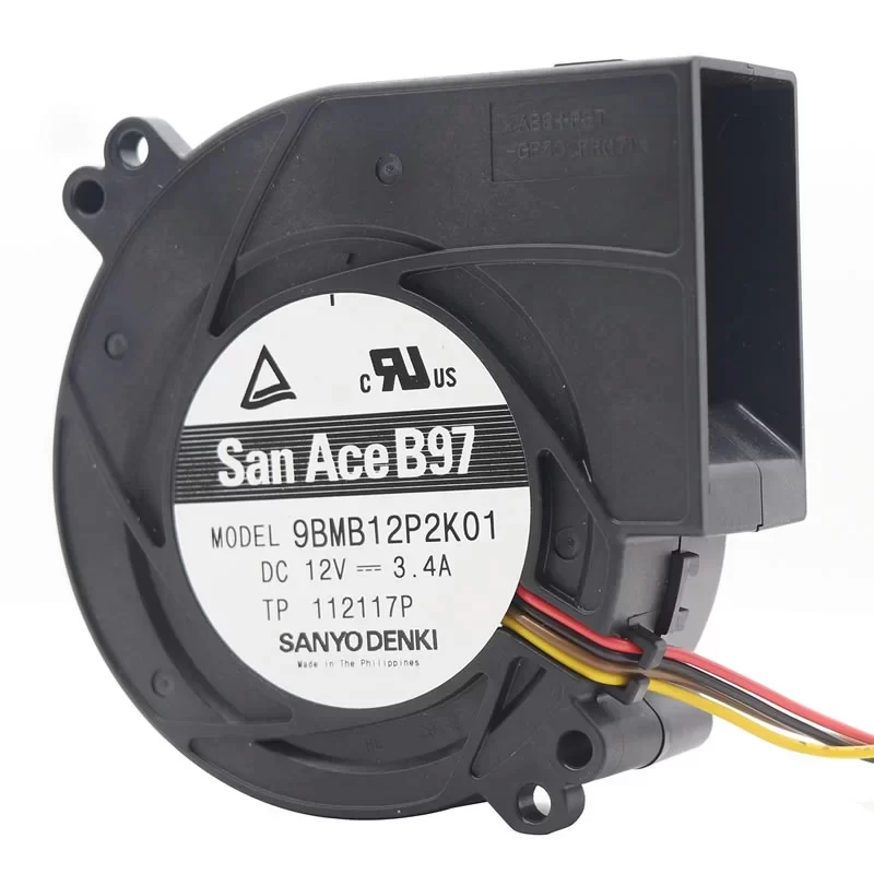 9BMB12P2K01 Sanyo Denki 12VDC 97x33mm DC Blower Fan