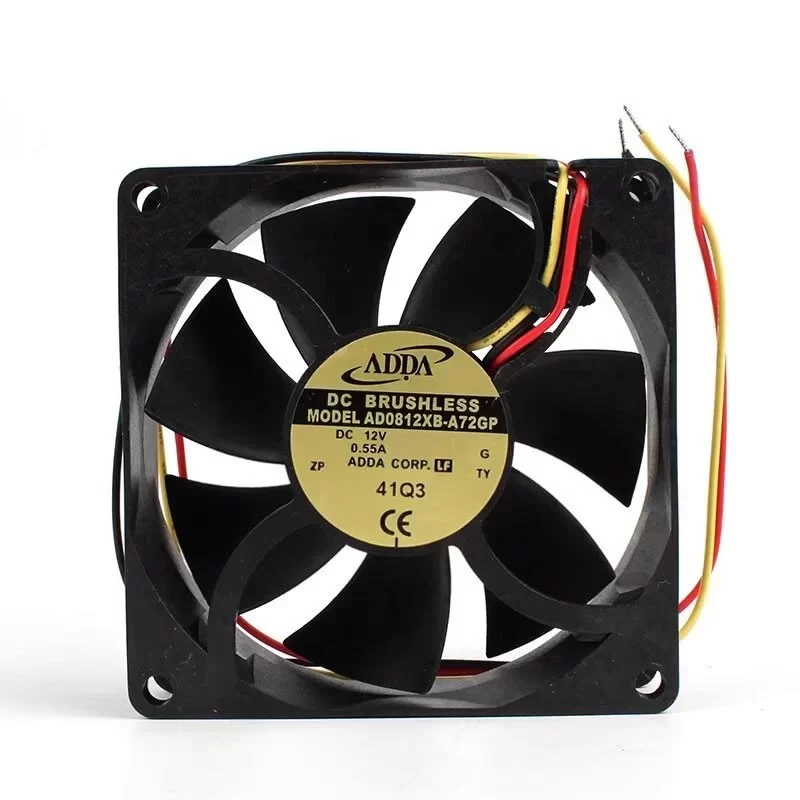AD0812XB-A72GP ADDA 12V 0.55A 80x80x25mm DC Axial Fan