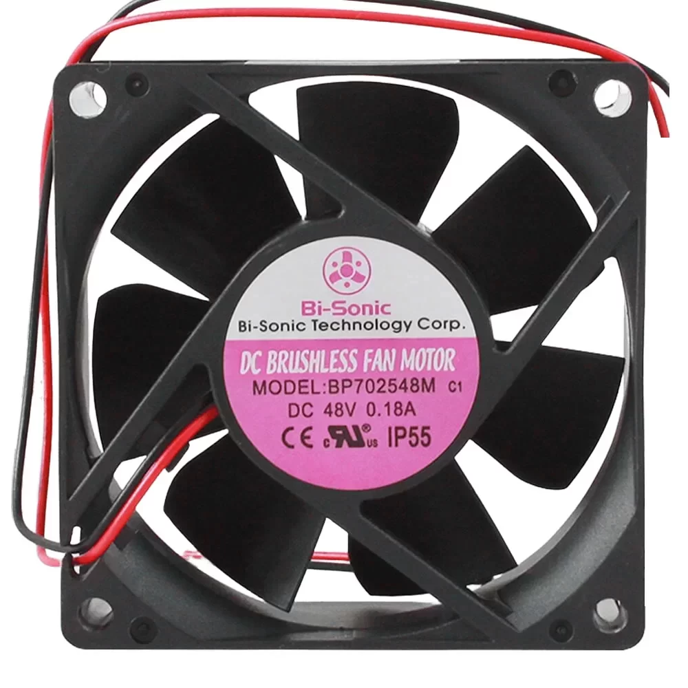 BP702548M Bi-Sonic 48VDC 70x70x25mm DC Axial Fan