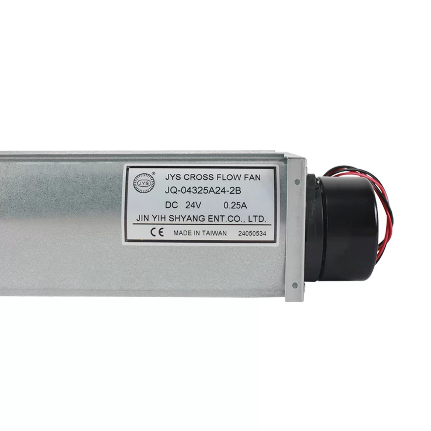 JQ-04325A24-2B JYS 24VDC 60x60x307mm DC Cross Flow Fan JQ-04325A24-2B JYS 24VDC 60x60x307mm DC Cross Flow Fan