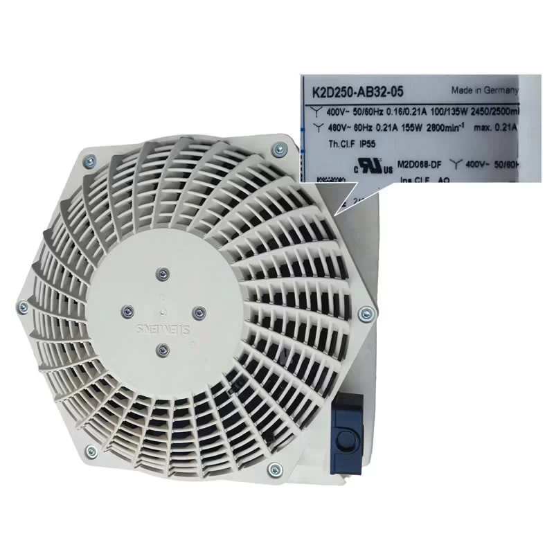 K2D250-AB32-05 ebmpapst 400/480VAC 250mm AC Axial Fan K2D250-AB32-05 ebmpapst 400/480VAC 250mm AC Axial Fan