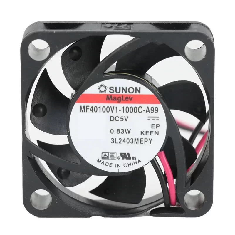 MF40100V1-1000C-A99 SUNON 5VDC 40x40x10mm DC Axial Fan