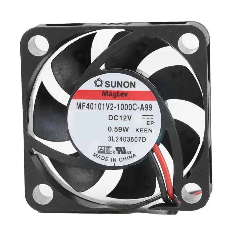 MF40101V2-1000C-A99 SUNON 12VDC 40x40x10mm DC Axial Fan