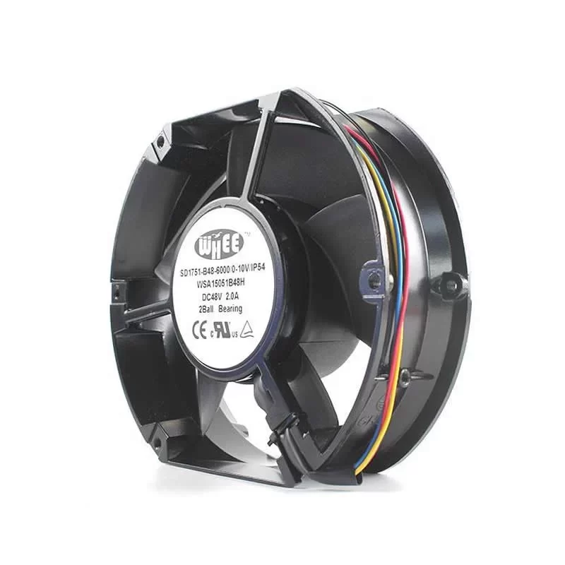 SD1751-B48-6000 WHEE 48VDC 172x172x51mm DC Axial Fan SD1751-B48-6000 WHEE 48VDC 172x172x51mm DC Axial Fan
