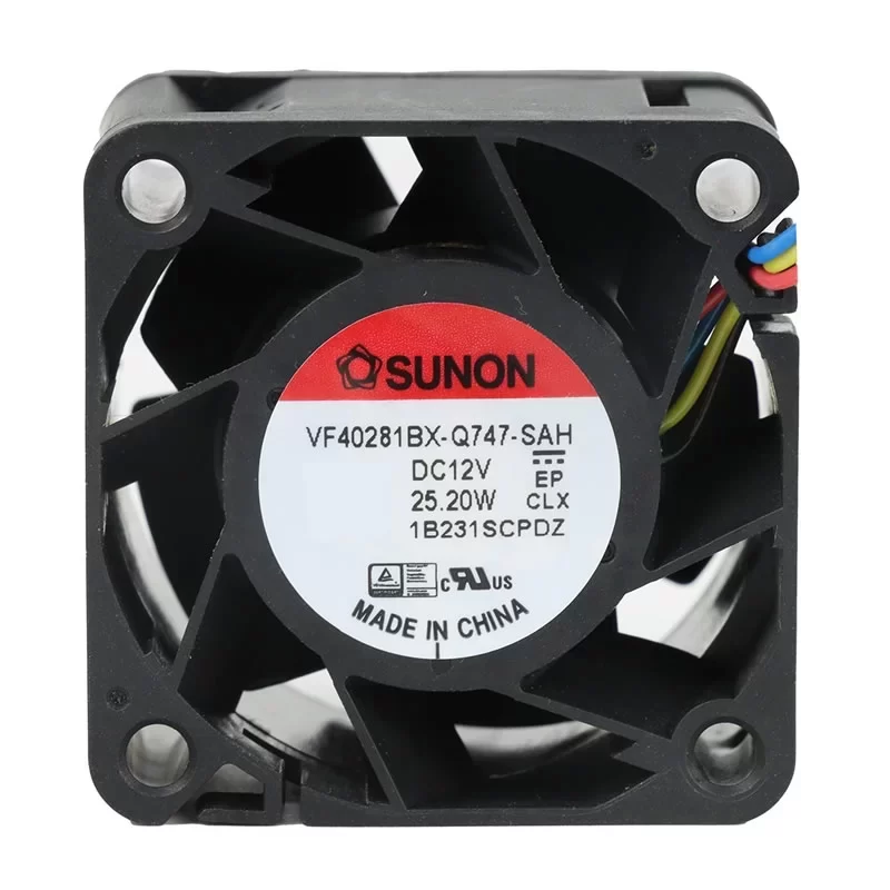 VF40281BX-Q747-SAH SUNON 12VDC 40x40x28mm DC Axial Fan