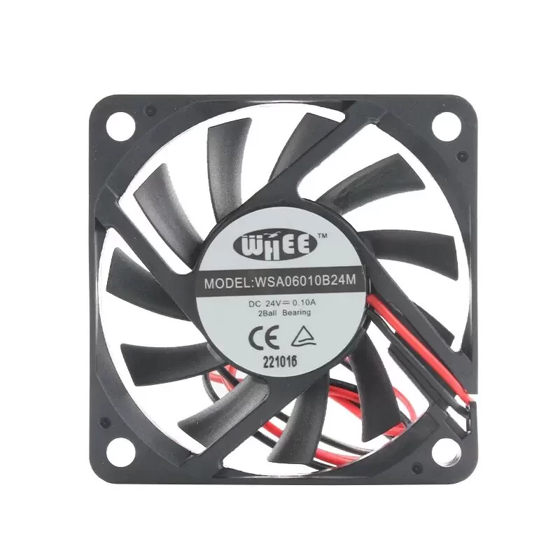 WSA06010B24M WHEE 24VDC 60x60x10mm DC Axial Fan