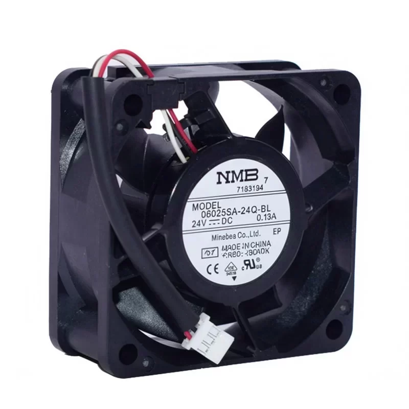 06025SA-24Q-BL NMB 24VDC 60x60x25mm DC Axial Fan 06025SA-24Q-BL NMB 24VDC 60x60x25mm DC Axial Fan
