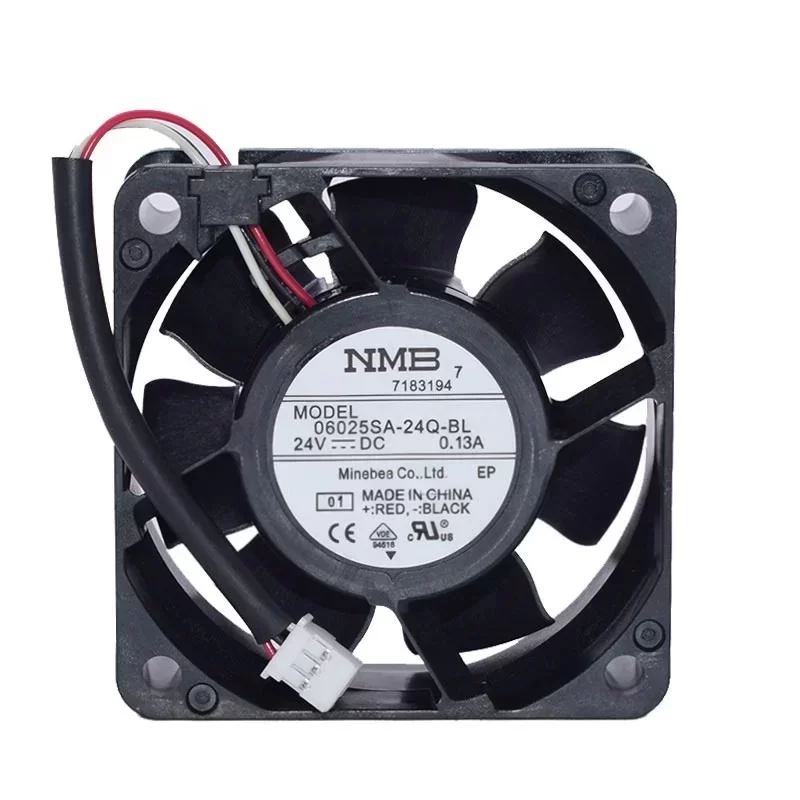 06025SA-24Q-BL NMB 24VDC 60x60x25mm DC Axial Fan